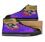 Baltimore Ravens NFL Football 7 Custom Canvas High Top Shoes HTS1393