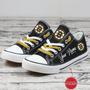 Personalized Boston Bruins NHL Hockey Gift For Fans Low Top Custom Canvas Shoes