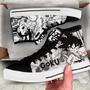 Kid Goku High Top Canvas Shoes Custom Dragon BaII Manga For Fans