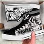 Vegeta Blue High Top Canvas Shoes Custom Dragon BaII Manga For Fans