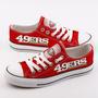 CoSAN FRANClSCO ERS NFL Football 5 Gift For Fans Low Top Custom Canvas Shoes