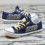 St Louis BIues NHL Hockey 4 Gift For Fans Low Top Custom Canvas Shoes