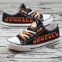 Cincinati BengaIs NFL Football 5 Gift For Fans Low Top Custom Canvas Shoes