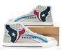 HT Texan NFL Football 15 Custom Canvas High Top Shoes