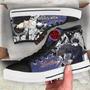 Megumi Fushiguro Custom Canvas High Top Shoes For Fans Jujutsu Kaisen Anime