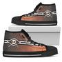 Double Stick Check San Francisco Giants MLB Custom Canvas High Top Shoes