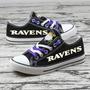 Baltimore Ravens NFL Football 5 Gift For Fans Low Top Custom Canvas Shoes