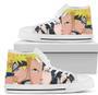 Sasuke x NARUT0 Custom Canvas High Top Shoes For Fans Anime HTS0233