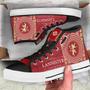 Lannister 2 Game Of Thrones High Top Canvas Shoes Custom For Fans