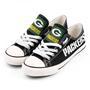 NFL GB Packer Gift For Fans Low Top Custom Canvas Shoes