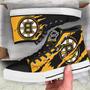 Boston Bruins High Top Canvas Shoes Custom Sneakers For Fans HTS0037