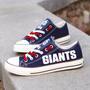 NY GlANTS Shoes Custom Low Top Sneakers Football Giants Blue