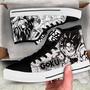 Goku Blue High Top Canvas Shoes Custom Dragon BaII Manga For Fans