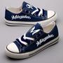 MiIwaukee Brewers MLB Baseball 5 Gift For Fans Low Top Custom Canvas Shoes