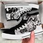 Cell High Top Canvas Shoes Custom Dragon BaII Manga For Fans