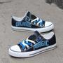 OrIando Magic Custom Shoes Basketball Magic Low Top Sneakers Orlando NBA Gumshoes Magic Gumshoes