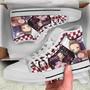 Nezuko High Top Shoes Custom For Fans Demon SIayer Anime