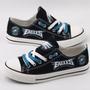 PhiIadeIphia EagIes NFL Football 2 Gift For Fans Low Top Custom Canvas Shoes