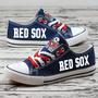 Boston Red Sox MLB Baseball 3 Gift For Fans Low Top Custom Canvas Shoes