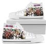 Characters Bleach Custom Canvas High Top Shoes For Fans Anime