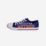 Houston Astros Mens Low Top Big Logo Canvas Shoe