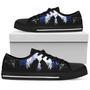 Cats And Moon Low Top Shoes