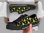 Yellow Pineapple Shoes , Pineapple Sneakers , Cute Shoes , Casual Shoes , Low Top Converse Style Shoes for Womens Mens Adults