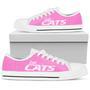 Love Cats Pink Low Top Shoe