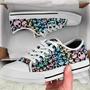 Tiedye Js Women Low Top Canvas Shoes