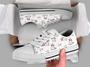 White Unicorn Lover Gifts Low Top Converse Style Shoes