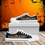 Halloqueen Funny Halloween Canvas Low Top Shoes