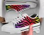 Rainbow Shoes , Animal Print Sneakers , Colorful Shoes , Casual Shoes , Cool Gifts , Low Top Shoes for Womens Mens Adults