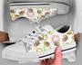 Sloth Donuts Shoes - Sneakers , Sloth Print Shoes , Womens Shoes , Summer Shoes , Low Top Converse Style Shoes for Womens Mens Adults