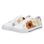 Wild Flower Harvest Sneakers , Converse Style , Vans Style Sneakers , Womens Shoes , Gift For Her