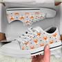 Fox Faces Love Low Top Shoes, Unisex Sneakers, Men And Women Low Top Sneakers