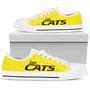 Love Cats Yellow Low Top Shoes