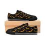 Halloween Orange Flying Bats Converse Sneakers Canvas Low Top Shoes