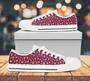 Halloween Seamless Theme Canvas Low Top Shoes