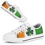 Irish Shamrock Cracked Irish St Day Converse Sneakers Low Top Shoes