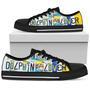 Dolphin Lover Low Top Shoes, Unisex Sneakers, Men And Women Low Top Sneakers