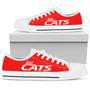 Love Cats Red Low Top Shoe