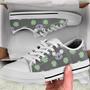 Head And Monstera Leaves Low Top Shoes, Unisex Sneakers, Men And Women Low Top Sneakers