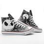 Nightmare Before Christmas Gift Halloween Gift The Nightmare Before Christmas Characters Jack Skellington Tim Burton High Top Canvas Shoes Hg