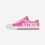 Houston Astros Womens Highlights Low Top Canvas Shoe