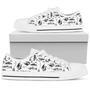 Black & White Fishing Low Top Shoe