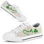 Irish Shamrock Heartbeat Irish St Day Converse Sneakers Low Top Shoes
