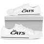 Love Cats White Low Top Shoe