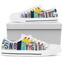Snoopy Girl License Plate Low Top Shoes