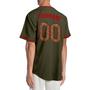 Custom Olive Cmao-Red Authentic Salute To Service Baseball Jersey