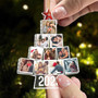 Couple Photo Christmas Tree Ornament, Personalized Acrylic Photo Tree Ornament, Christmas Gift